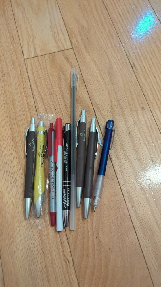 Assorted Hotel Pens - Sheraton, Alt Hotels thumbnail
