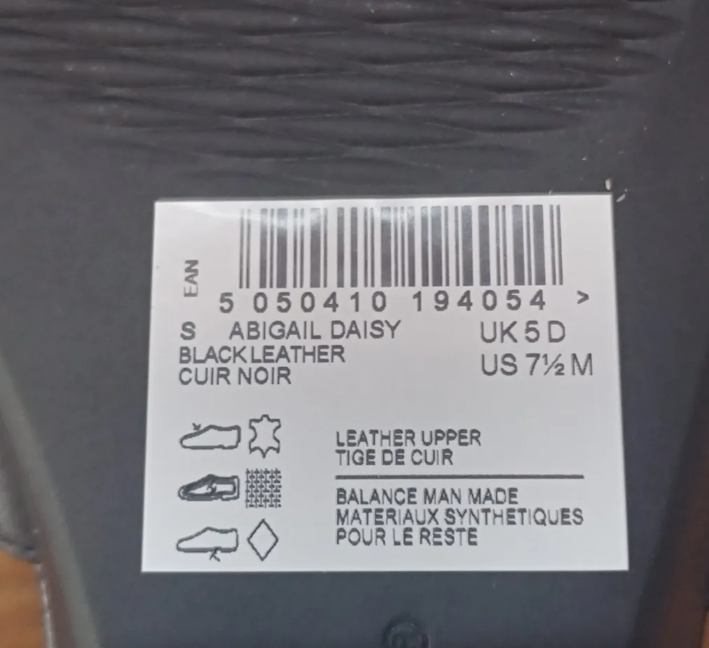 Black Clarks Leather Sandals image indicator(3)