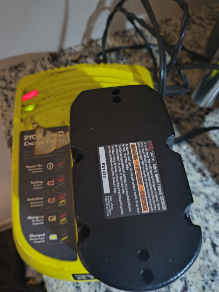 Ryobi battery charger