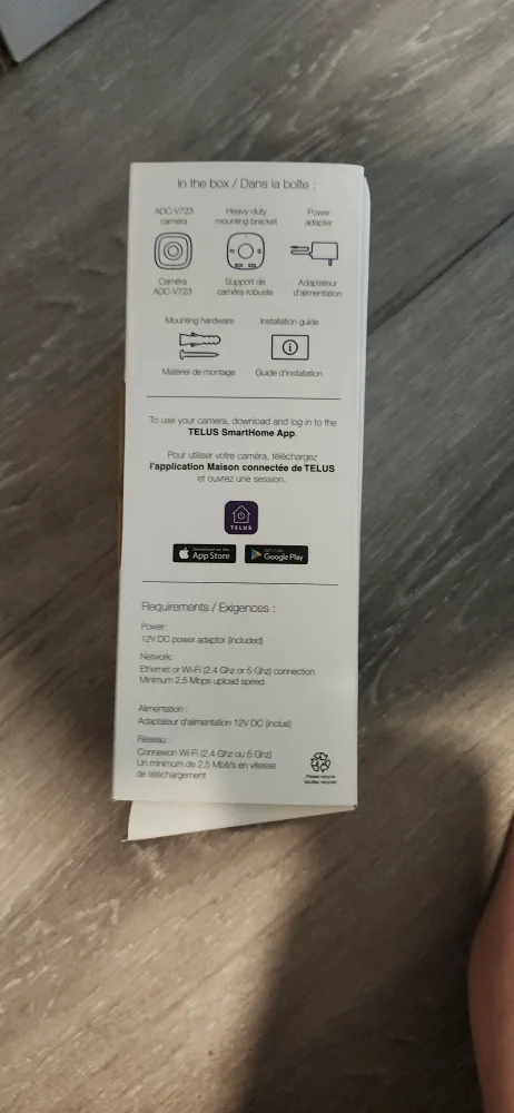 New Telus Wifi Outdoor Security Camera image indicator(4)