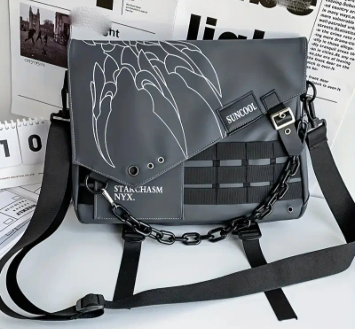 SunCool Grey Messenger Bag thumbnail