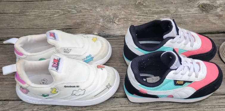 Kids' Assorted Shoes: Adidas, Converse, New Balance, Puma image indicator(2)