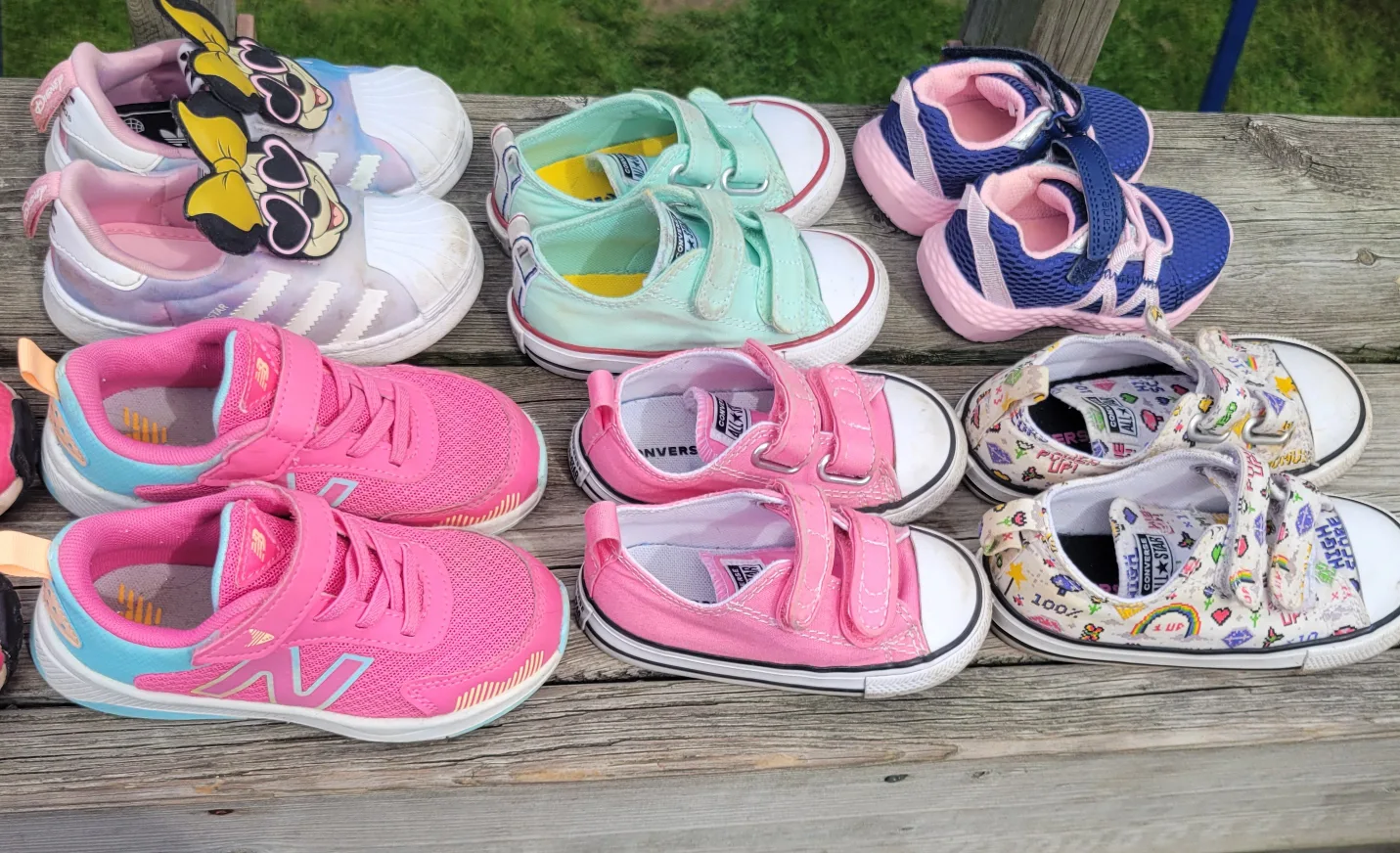 Kids' Assorted Shoes: Adidas, Converse, New Balance, Puma image indicator(3)