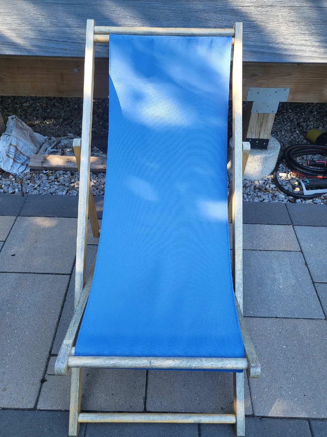 Blue Folding Beach Chair thumbnail