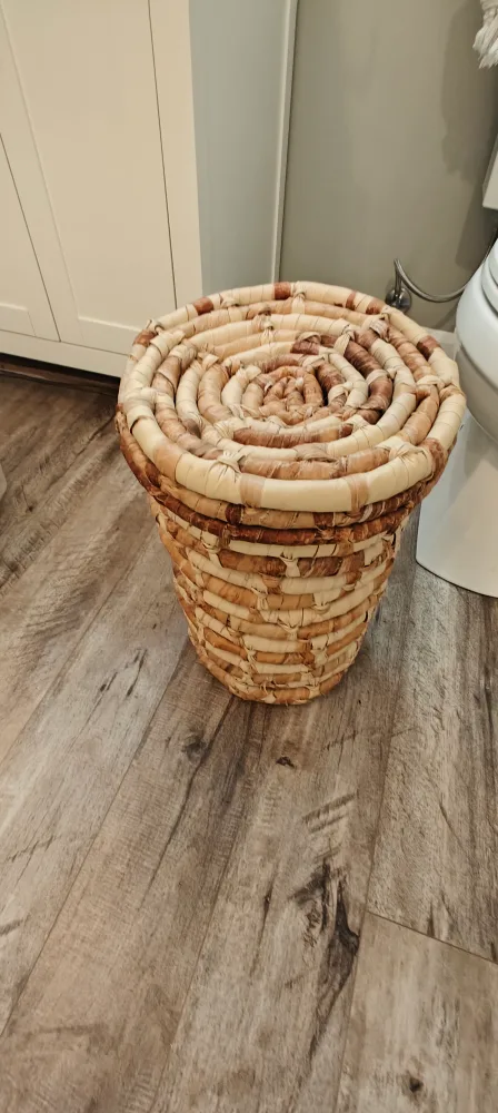 Woven Basket with Lid thumbnail
