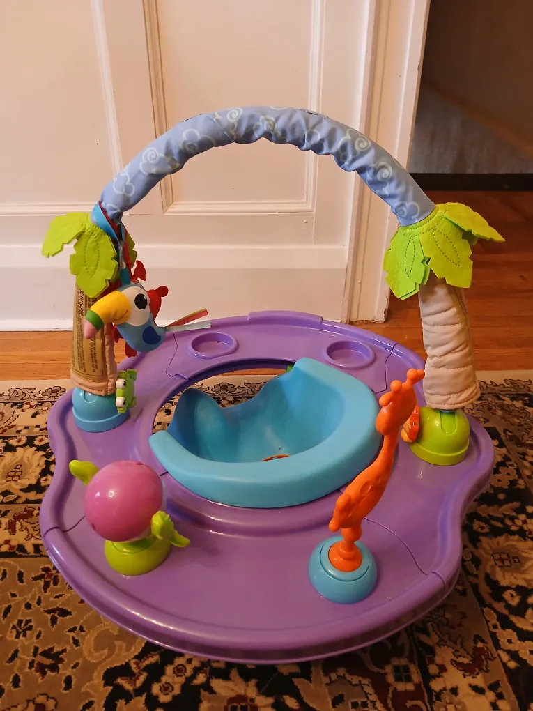 Bumboo-style seat and activity centre (DELIVERY AVAILABLE) thumbnail