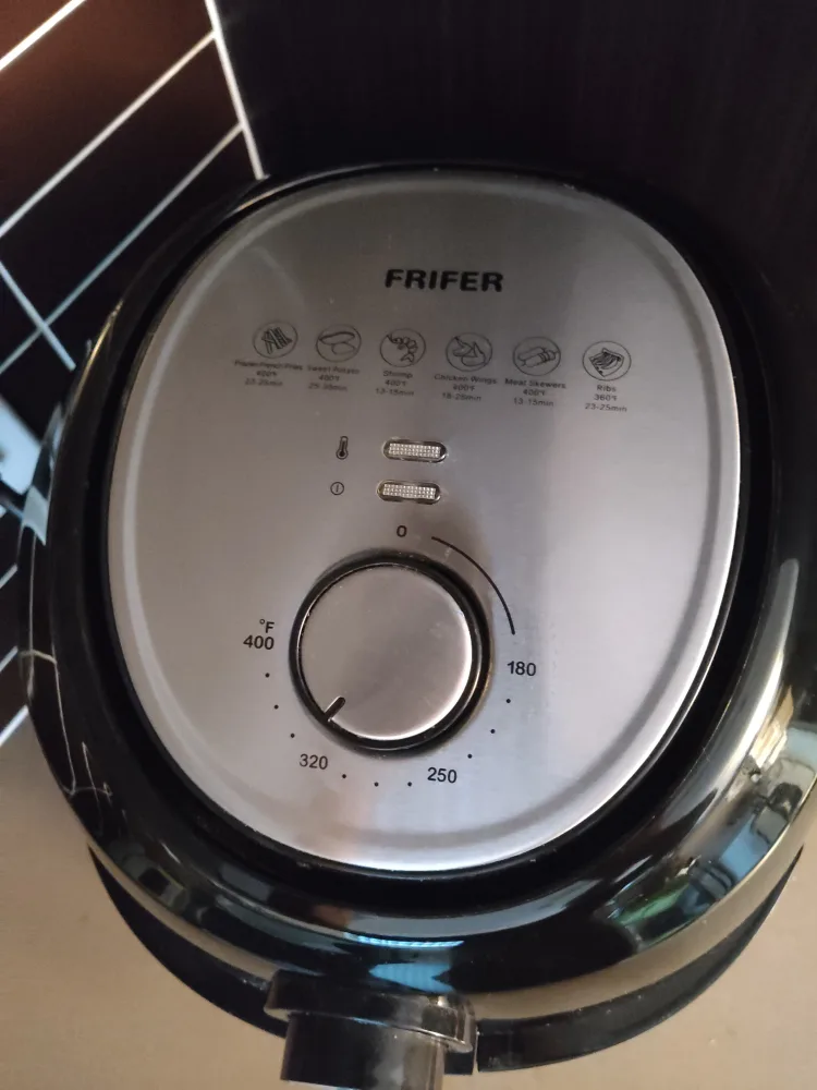 FRiFER Medium Size Air Fryer Black image indicator(2)