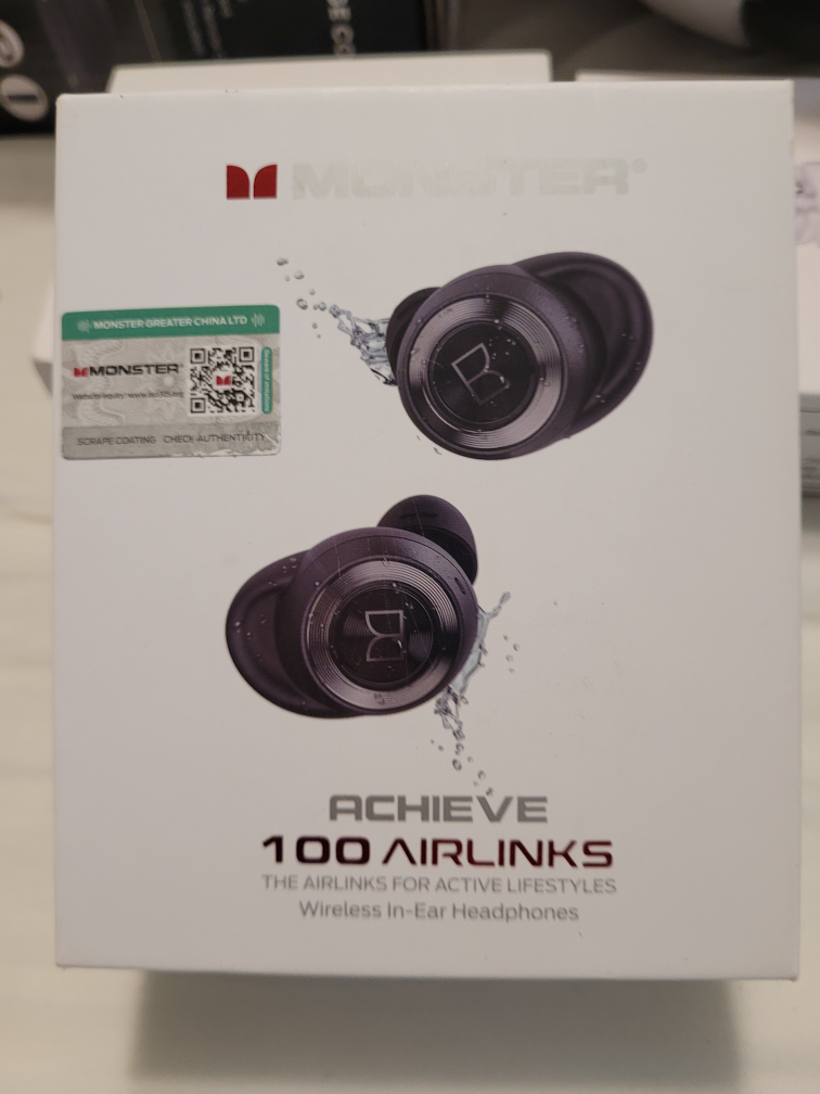 Monster Achieve 100 Airlinks Wireless Headphones - New