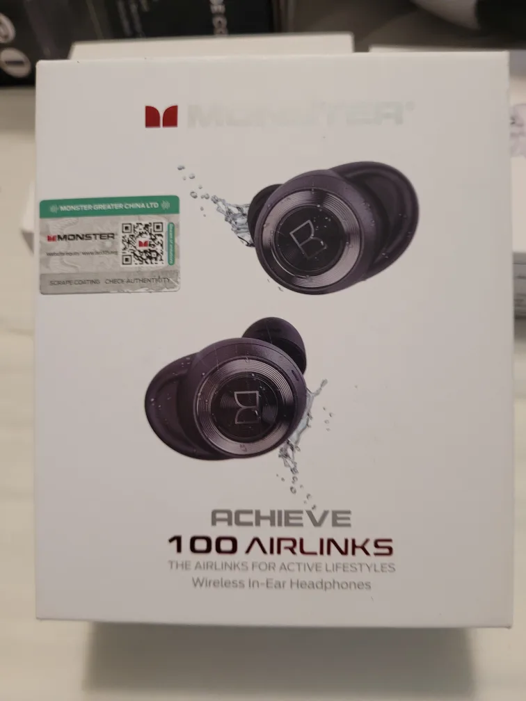 Monster Achieve 100 Airlinks Wireless Headphones - New thumbnail