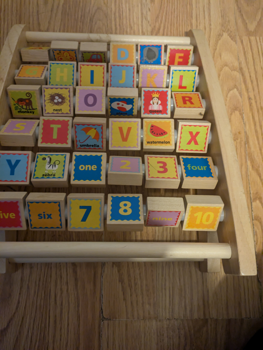 Letters and numbers