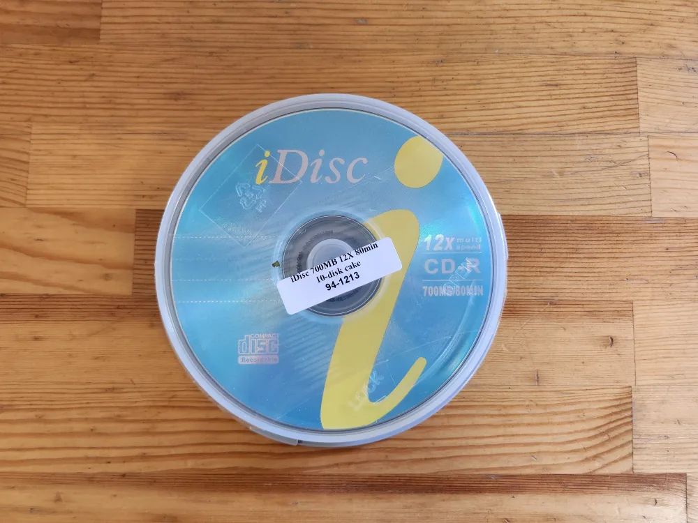 iDisc CD-R Recordable Discs - 10 pack thumbnail
