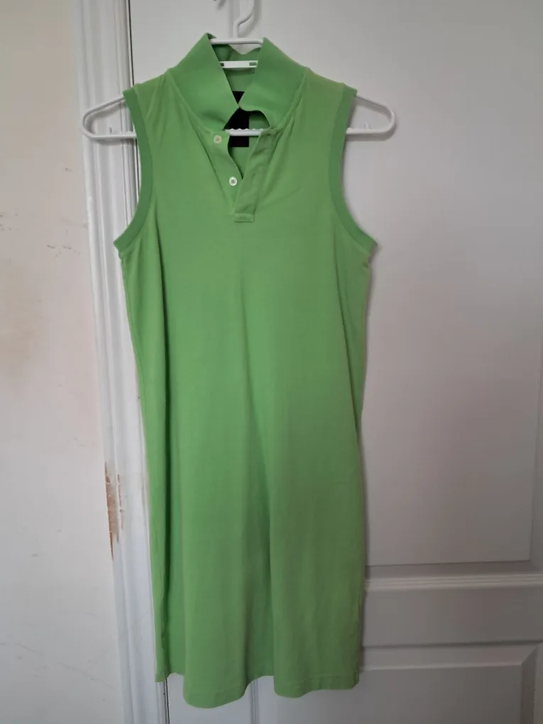 Ralph Lauren Green Sleeveless Polo Dress - Size S thumbnail