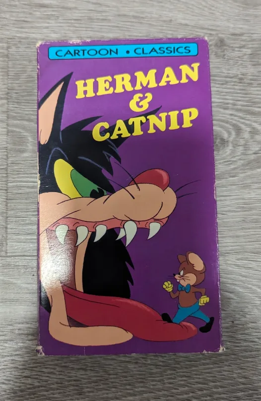 Herman & Catnip Cartoon Classics VHS Tape Movie thumbnail
