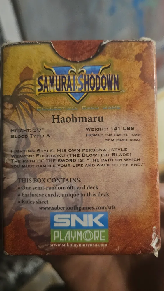 Samurai Shodown Collectible Card Game image indicator(2)