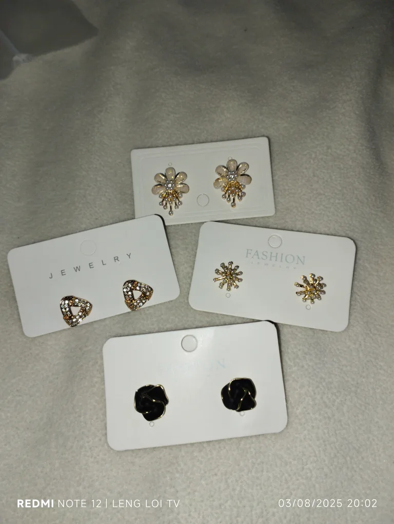 Assorted Fashion Earrings - New on Card thumbnail