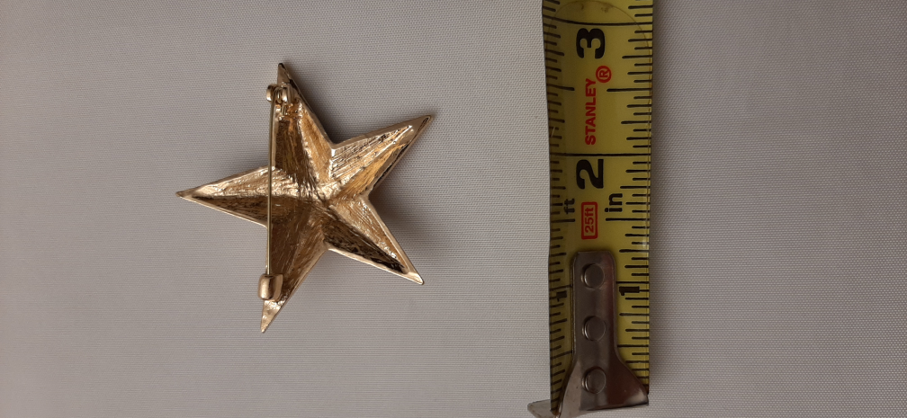 Star Rhinestone Brooch Pin - photo 3