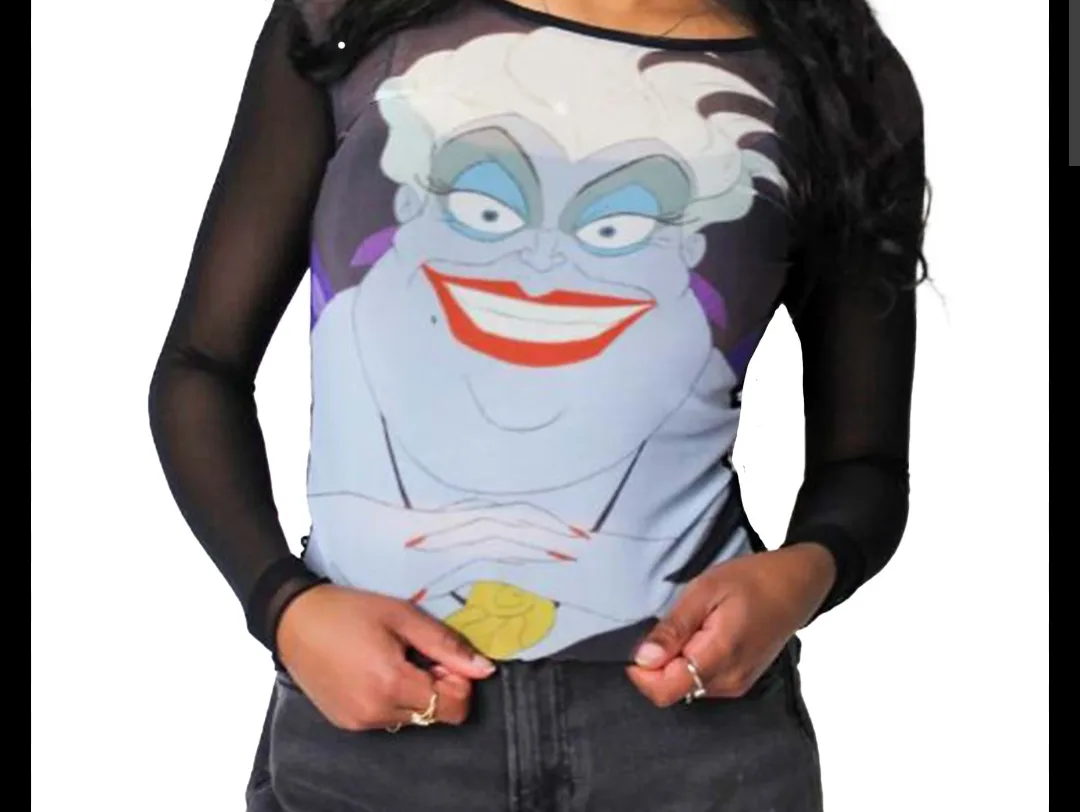 CAKEWORTHY Ursula Graphic Mesh Top thumbnail