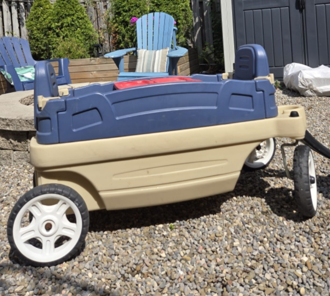 Step2 Wagon for Two - Blue/Tan - photo 3