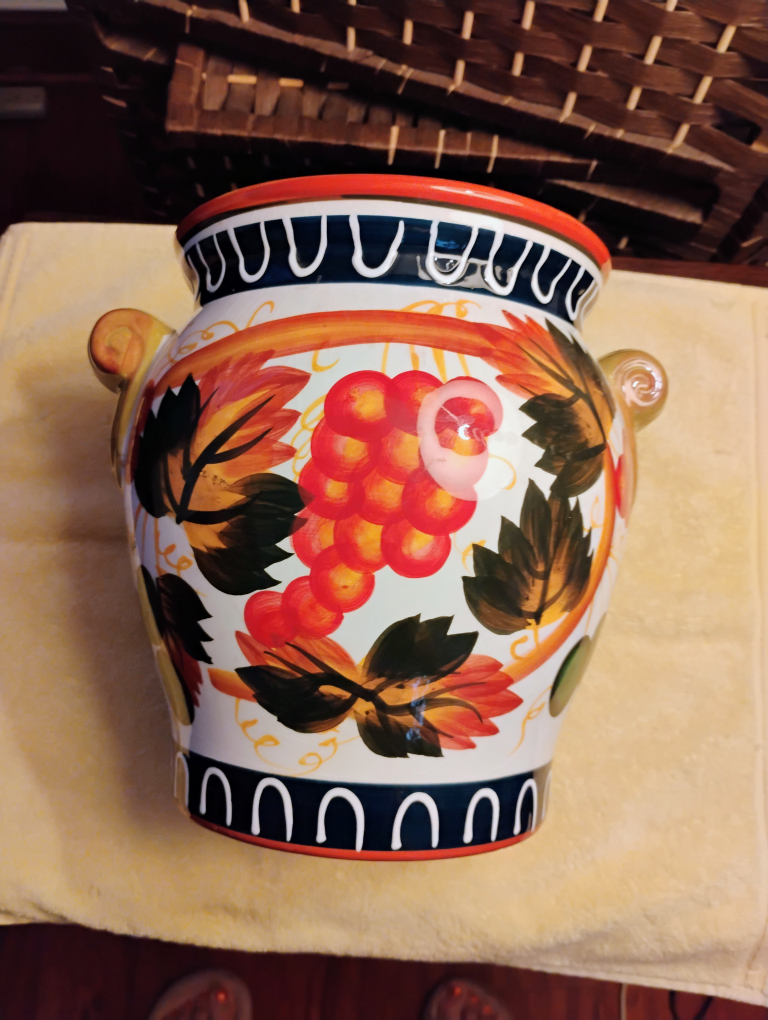 🥕Hand-painted Italian Ceramic Vase