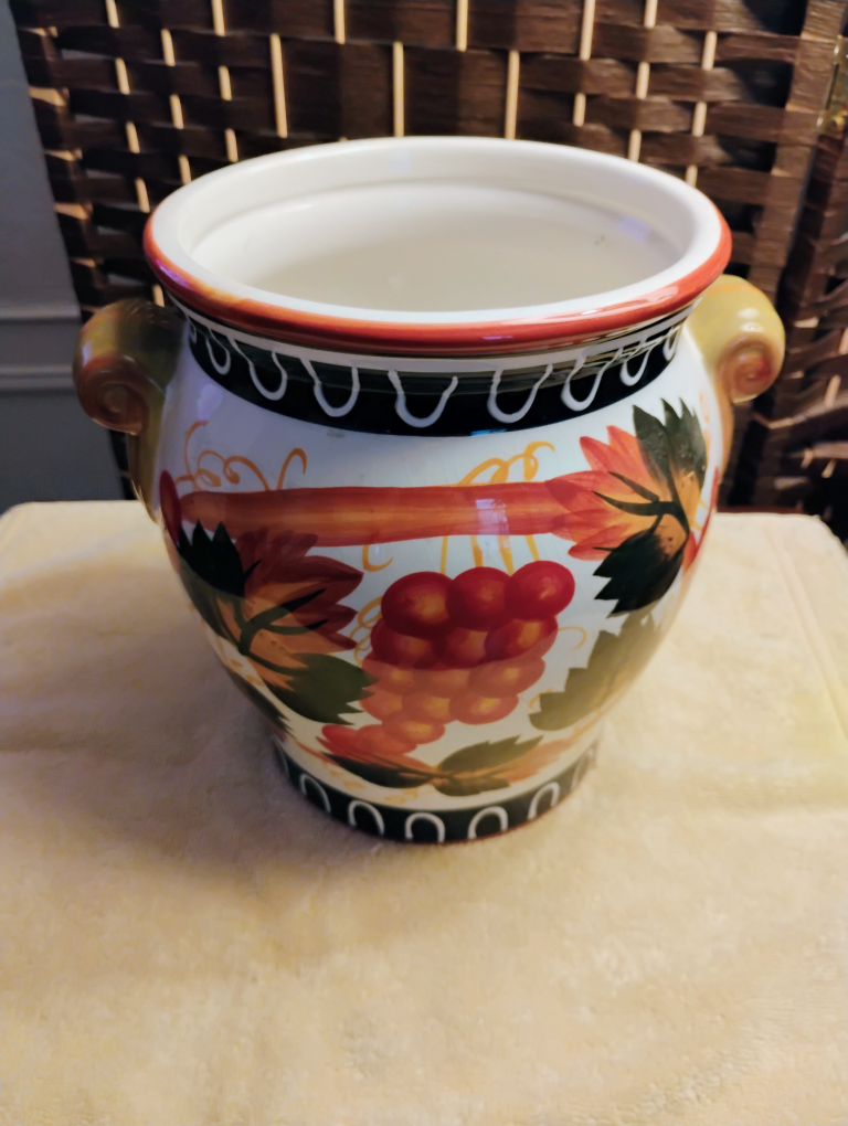 🥕Hand-painted Italian Ceramic Vase - photo 3