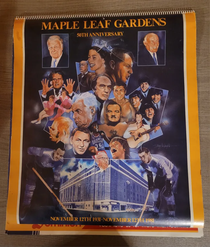 Maple Leaf Gardens 50th Anniversary Poster thumbnail