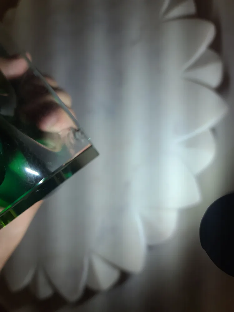 Green & Blue Glass Swirl Sculpture image indicator(5)