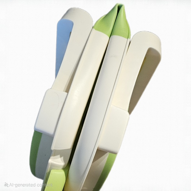 Green Folding Baby Bathtub with Thermometer - photo 4