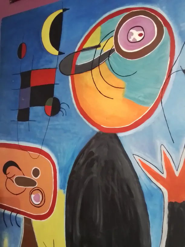 Joan Miró Style Abstract Painting 30 x 40 image indicator(3)