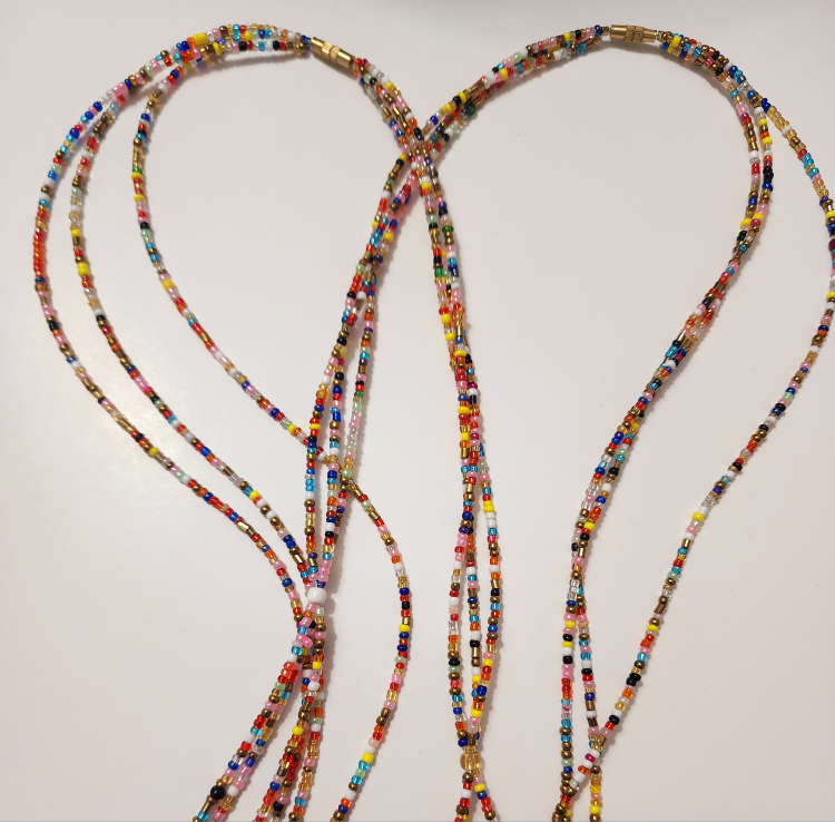 Triple Waist Beads - Various Colors - photo 5