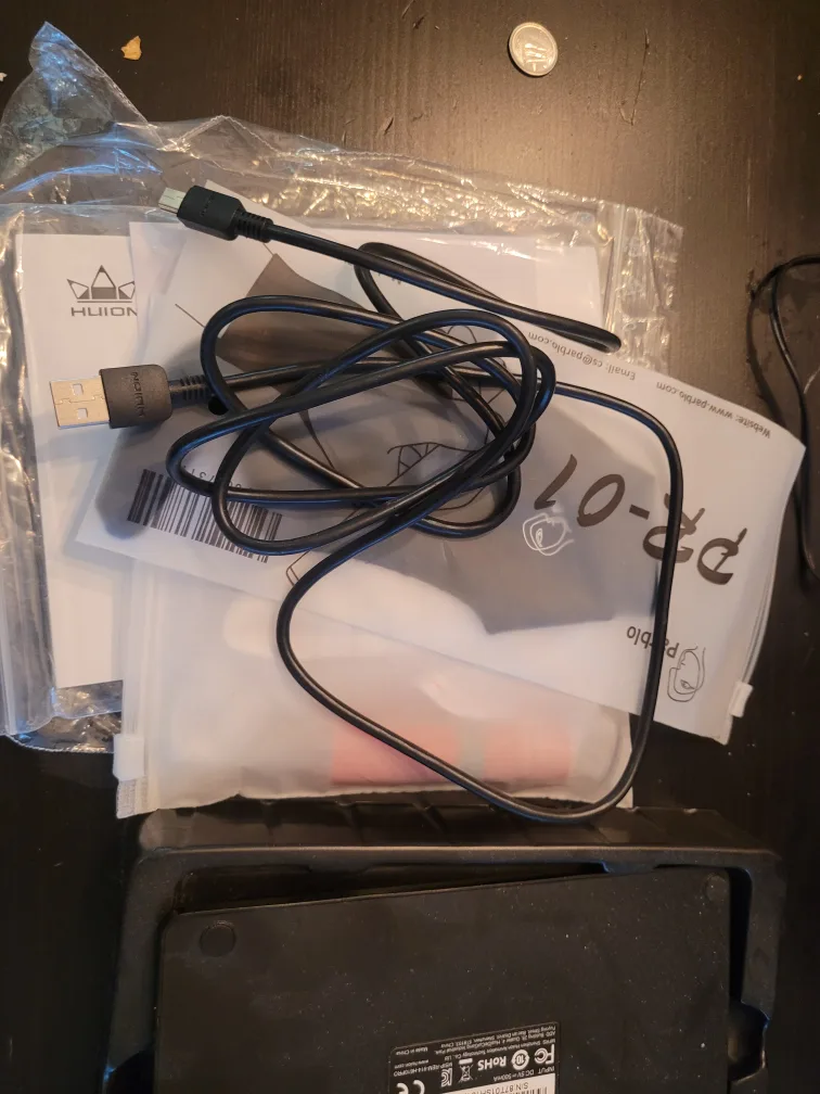 Huion H420 Graphics Tablet image indicator(2)