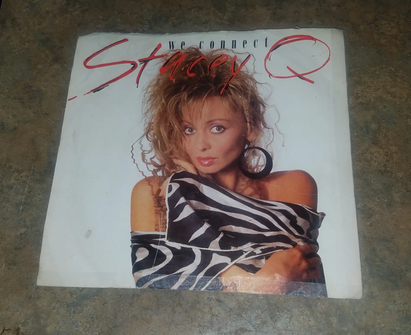 Stacy Q We Connect 45 RPM Single w Picture Paper Sleeve thumbnail