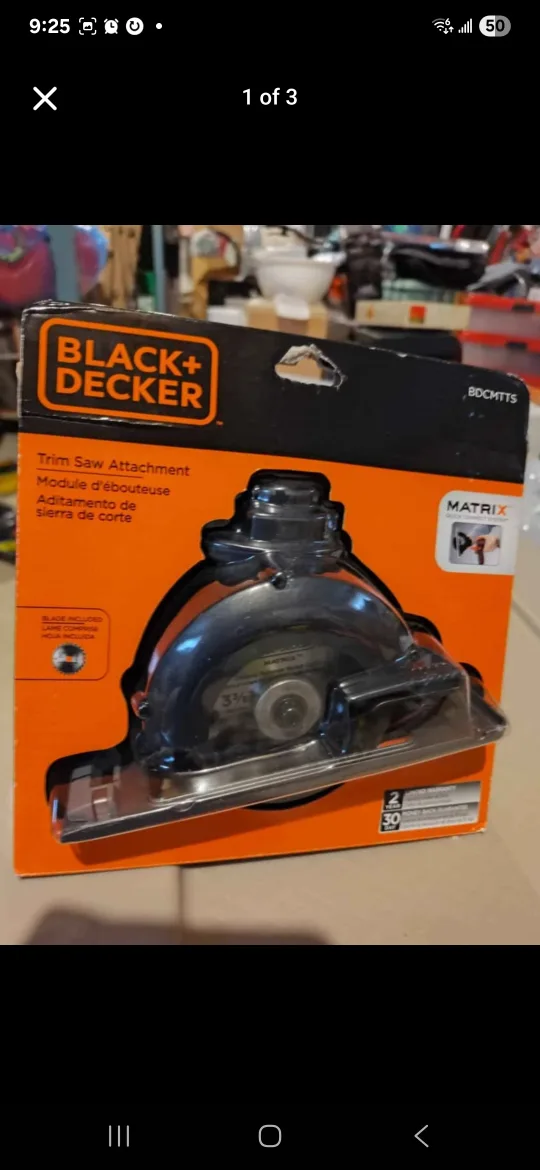 New Black+Decker BDCMTTS Trim Saw Attachment thumbnail