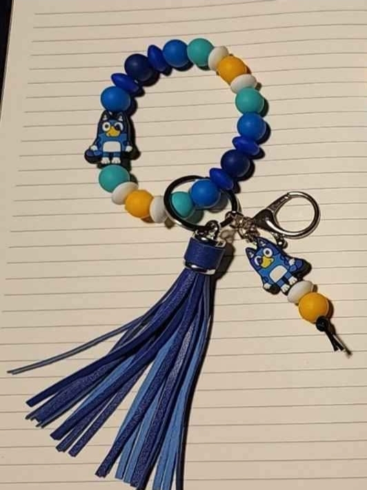 Bluey Jibbitz, Keychains, Wristlets, Zipper Pulls & Bag Charms - photo 4