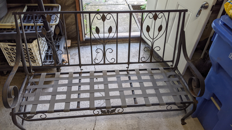 Metal Outdoor lawn Bench 5 feet