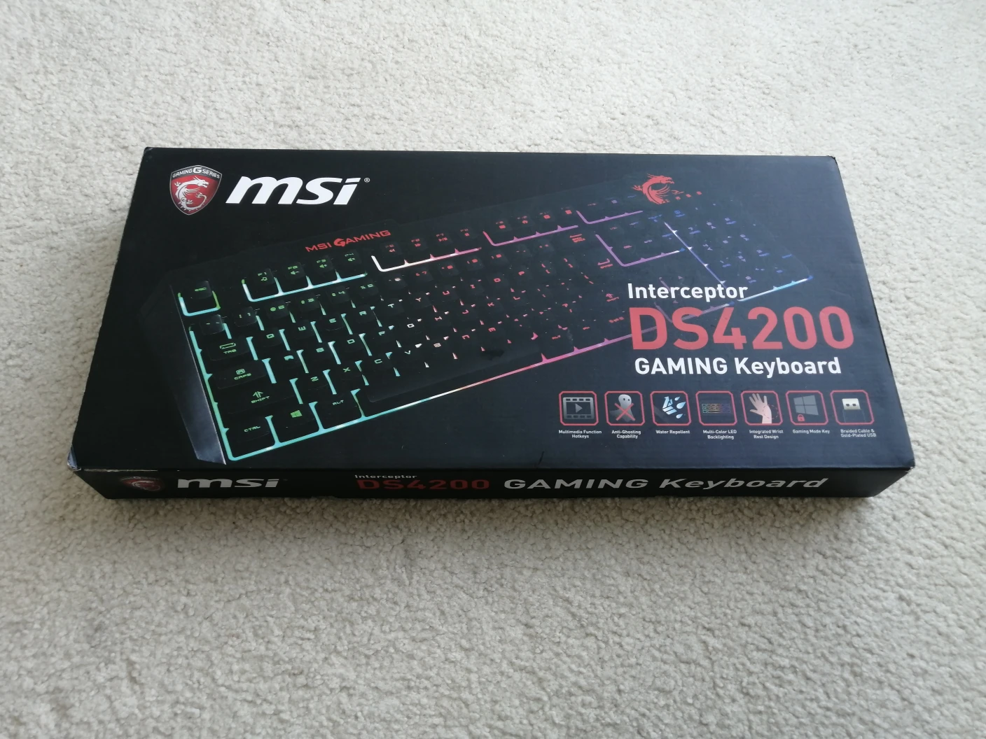 MSI Interceptor DS4200 Gaming Keyboard - photo 2