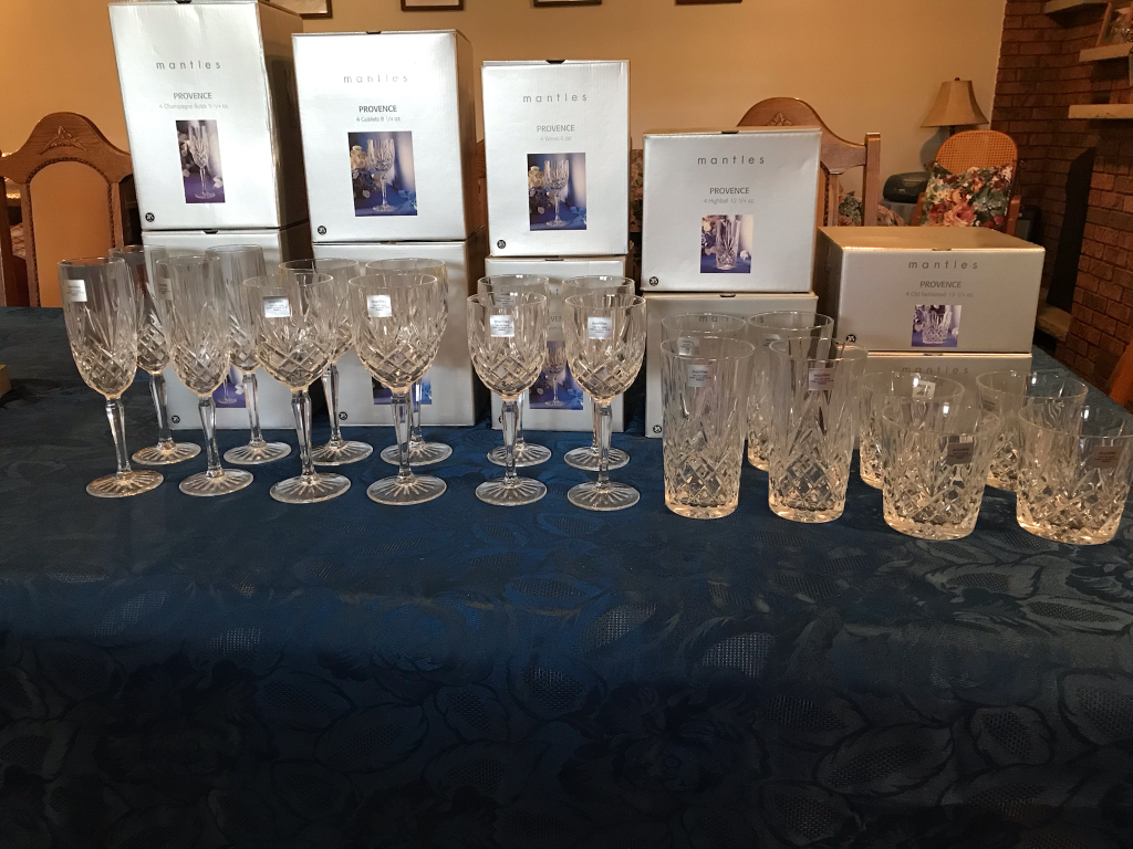 Mikasa Real Crystal Glassware Set