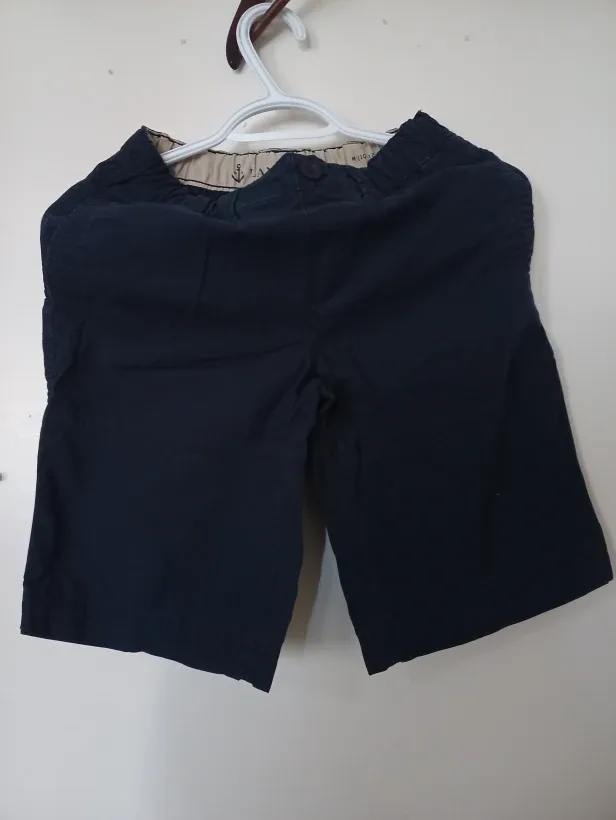Navy Blue Lanyard Shorts - Size M (10-12)