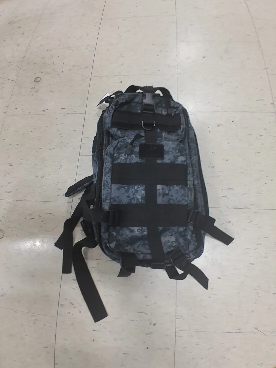 Tactical Backpack - Grey Camo Portable Size thumbnail