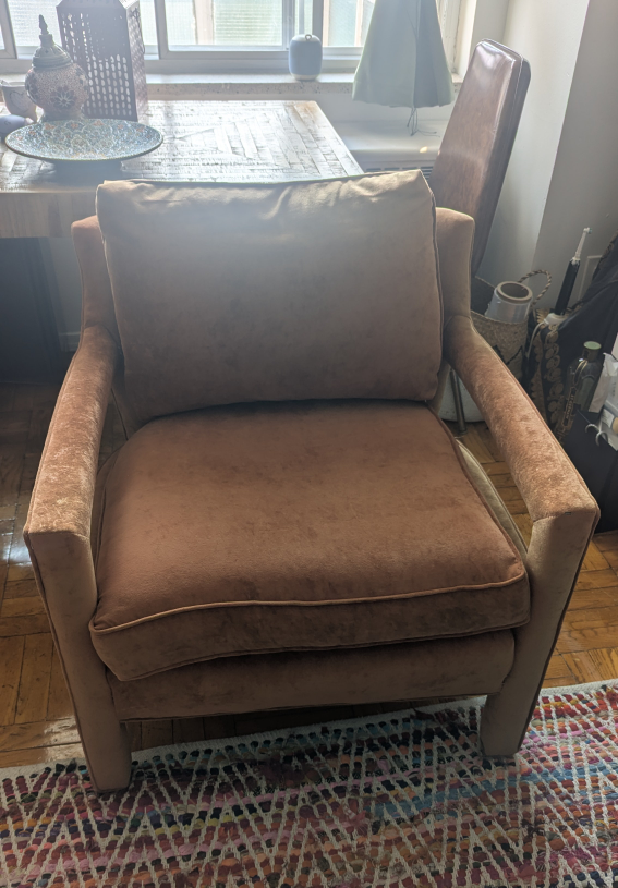 Burnt Orange Armchair - photo 2