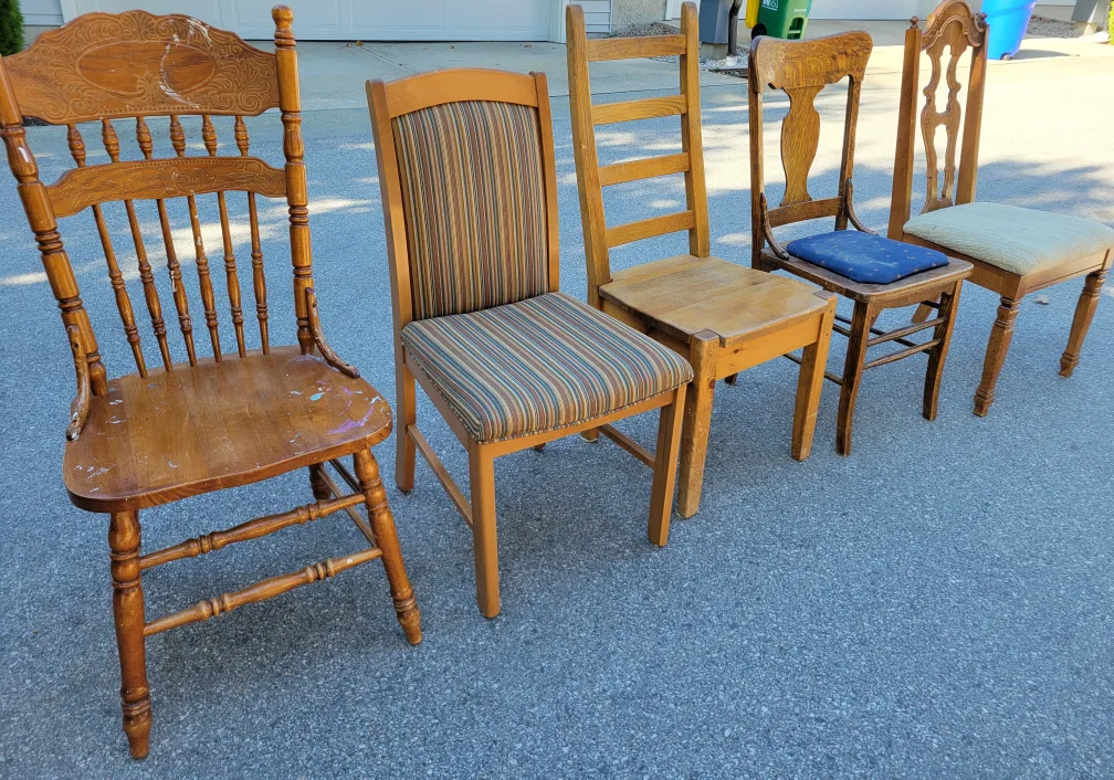 Antique Wooden Chairs - Assorted Styles thumbnail