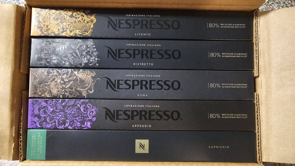 Nespresso Capsules - Assorted Flavours
