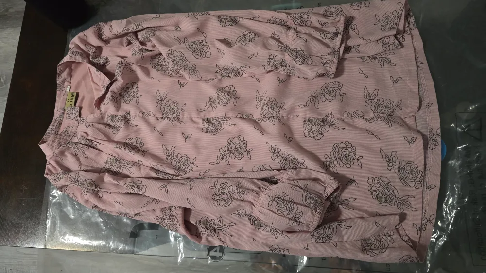 La Fille Pink Floral Blouse thumbnail
