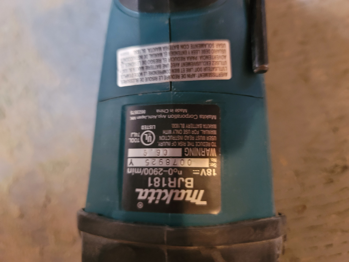 Makita  Reciprocating Saw - photo 3
