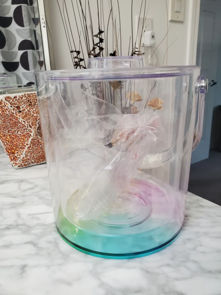 Acrylic Ice Bucket with Tongs thumbnail