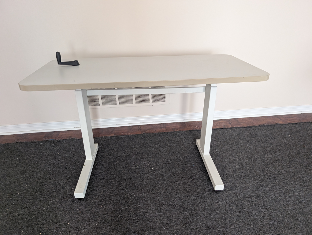 Adjustable Height Desk, 48" by 24", Free delivery - photo 2