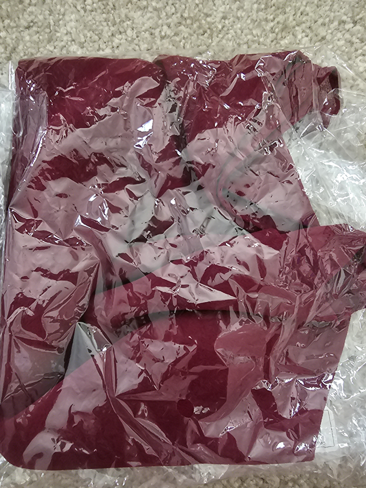 New Soft Chiffon Hijab - Olive & Burgundy - photo 3