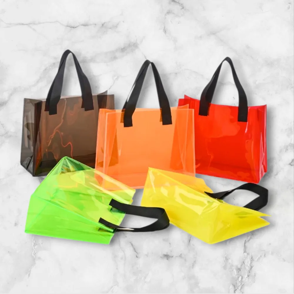 Colorful Transparent Tote Bag image indicator(3)