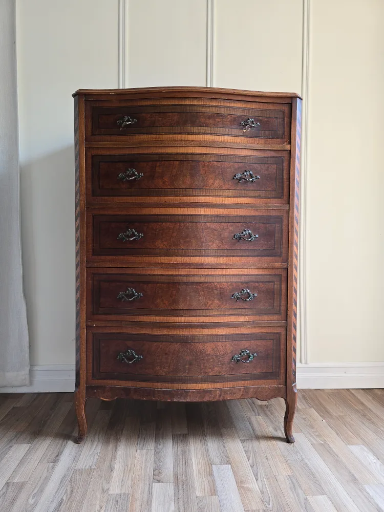 Free Delivery Antique Wooden 6-Drawer Dresser thumbnail