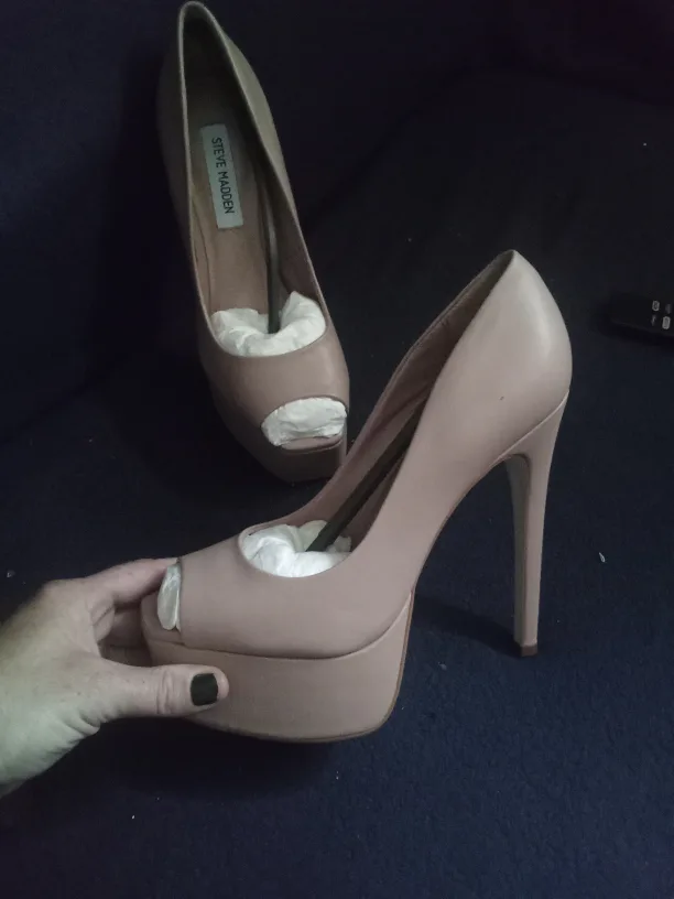 Steve Madden Open-Toe Platform Heels, Size 7.5 thumbnail