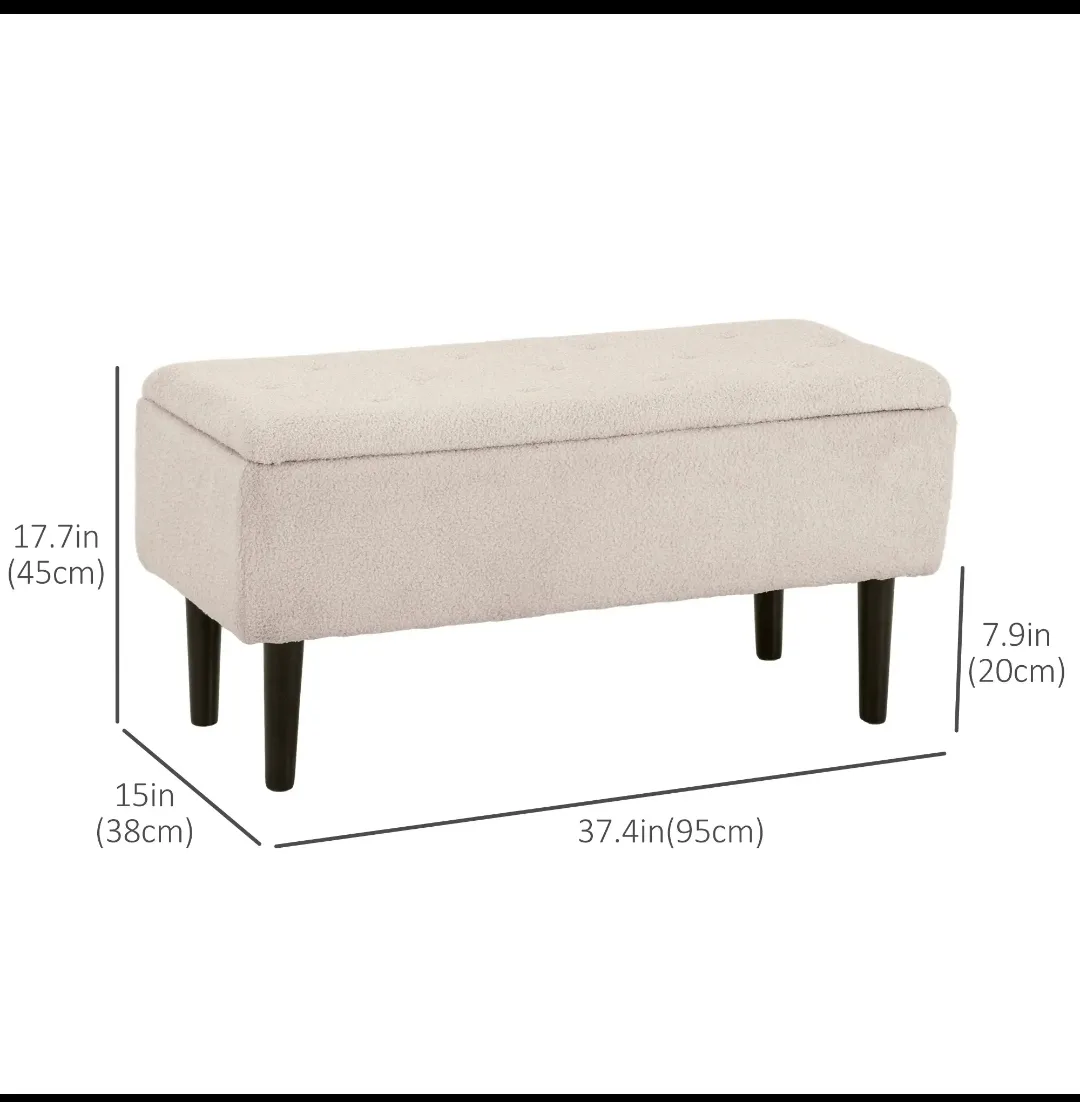 🤍  Modern Storage Bench Ottoman – image indicator(10)